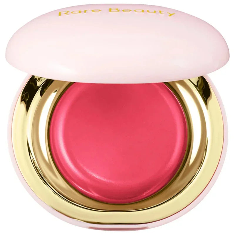 Rare Beauty Melting Cream Blush Make-up Matt Perlmutt Textur Glitzer Rouge Highlighter Hell nähren befeuchten Lipgloss