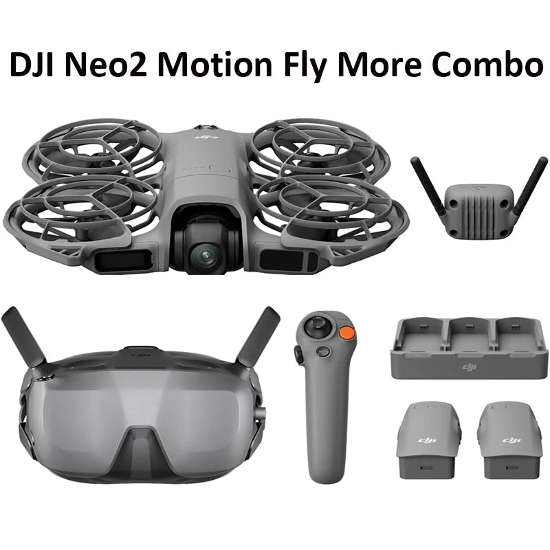 Globale Version DJI Neo 2 Kameradrohnen 4K Hochwertige Bildgebung 1/2-Zoll CMOS-Sensor 4K/60fps Video Und 4K/100fps Zeitlupe Einfach für Anfänger
