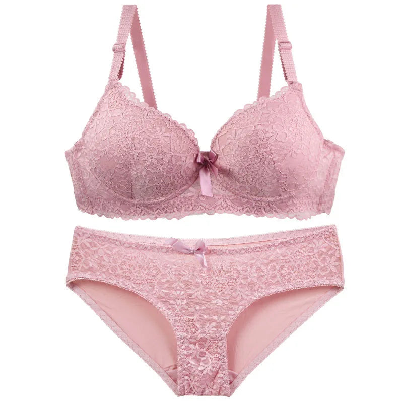 DaiNaFang Neues sexy BH-Set Push Up Unterwäsche für Damen Verstellbar Atmungsaktives Design Schweißabsorbierendes Oberteil BC Cup Dessous