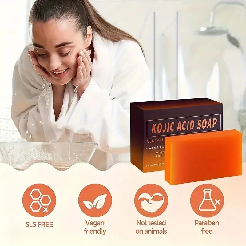 3 Stück * 100g Kurkuma-Seife Ingwer Handgemachte Seife Ätherische Öl-Seife Kurkuma-Seife Zitrone Kurkuma-Seife Papaya-Seife Seife Handgemacht