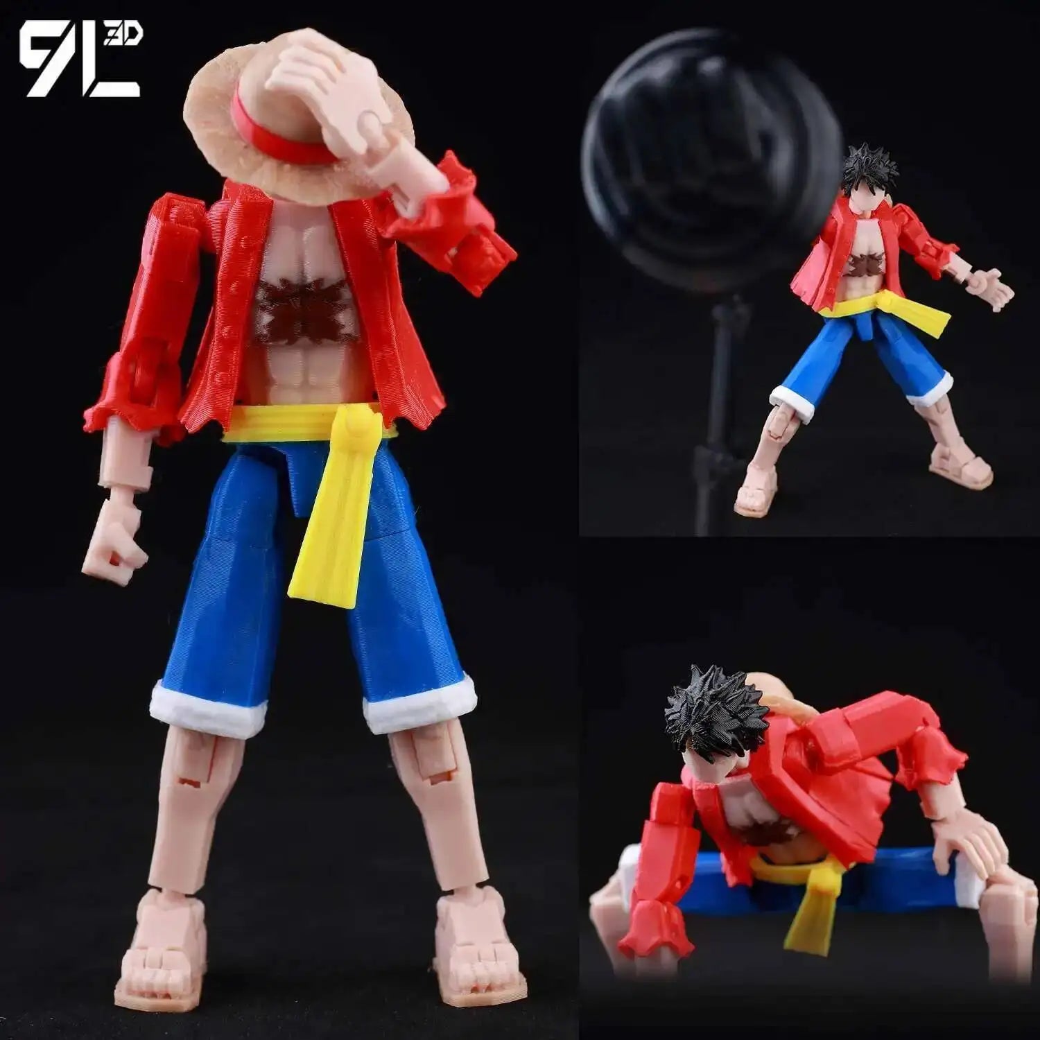9L3D Gedruckte Anime One Piece Naruto Demon Slayer Dummy13 Lucky T13 Bewegliche Shapeshift Actionfiguren Mannequin Spielzeug Sammlerstücke