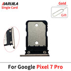 SIM-Kartenhalter für Google Pixel 7 7A 7 Pro SIM Single Kartenfach Halterung Schublade Handyhalter Adapter Fach Chip Slot Schublade Ersatzteile