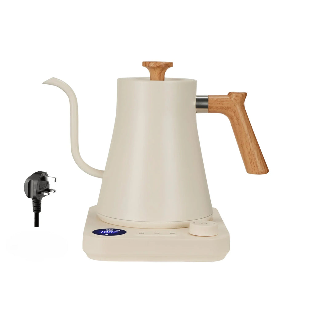 Elektrischer Schwanenhals-Wasserkocher 900ML Handbrühkaffeekanne Smarte Teekanne Temperaturregelung Schnelles Aufheizen des Wasserkochers 110V/220V