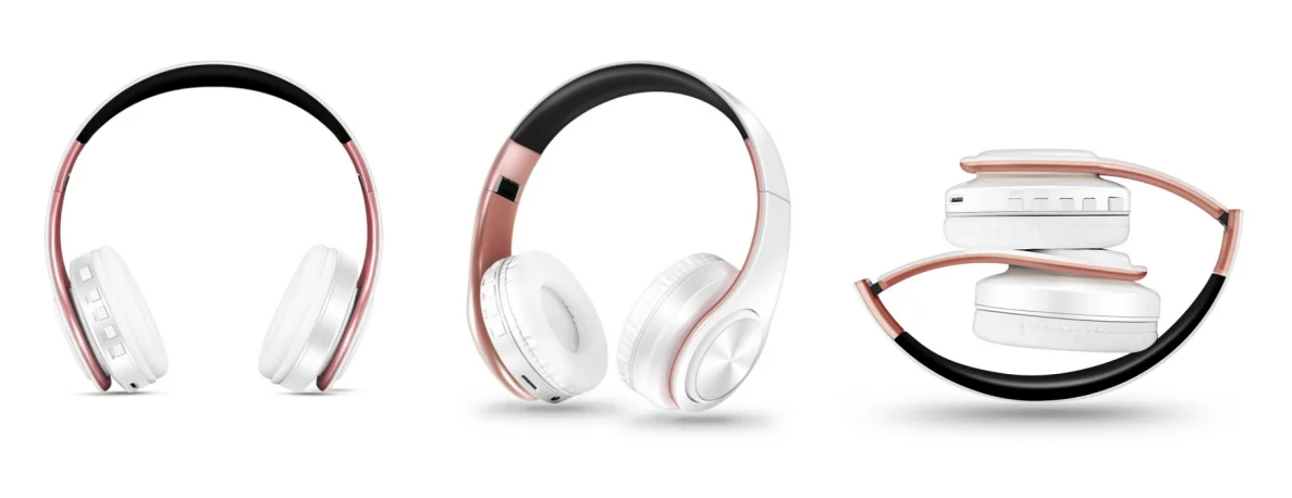 HIFI Stereo Kopfhörer Bluetooth Headset Musikkopfhörer FM und Unterstützung SD-Karte mit Mikrofon für Mobile Xiaomi Iphone Samsung Tablet