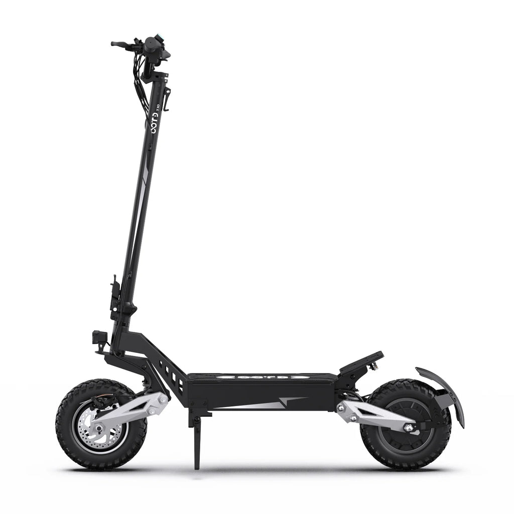 T10 Tragbarer E-Scooter 900W Spitzenleistung 48V 13.5/18 Ah Akku Elektroroller für Erwachsene 11 Zoll Offroad-Reifen Elektroroller