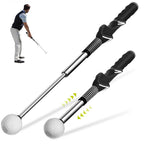 Golf einziehbarer Schwungtrainer Golfschwung einziehbarer Stock Überlegene Golf-Trainingshilfe, Krafttraining für verbesserten Schuss Schwung