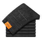 Herrenhose Büro Business Jeans Herren Klassische Blau Schwarz Baumwolle Stretch Straight Denim Hose Herren Marken Hosen