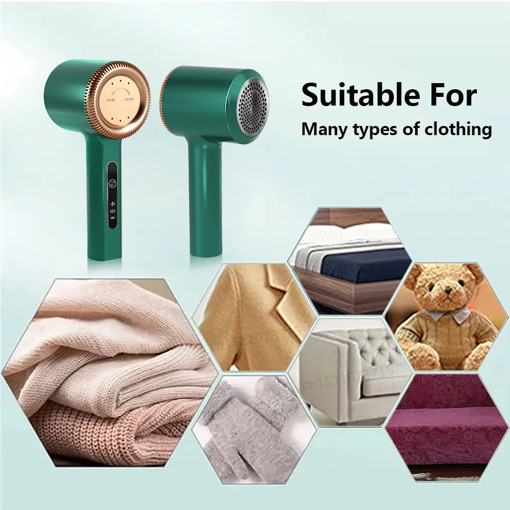 Fusselentferner für Kleidung, USB wiederaufladbar, professioneller Fusselrasierer, Haarkugelentferner, Stoff-Fusselentferner