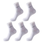 5 Paar/Herren Bambussocken Bequem Atmungsaktiv Freizeit Business Herren Crew Socken Hohe Qualität Antibakteriell Wadenhohe Socken EU39-45