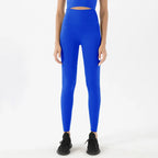 SOISOU Nylon Yogahosen Gym Leggings Damen Mädchen Fitness Weiche Strumpfhosen Hohe Taille Elastisch Atmungsaktiv Keine T-Linie Sporthosen