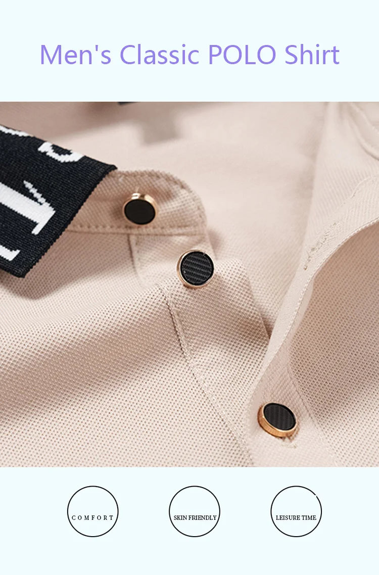 Sommer Herren-Poloshirt modisches Eisseide schnell trocknendes Kurzarm-T-Shirt einfarbig locker sitzendes Businesskragen-Oberteil