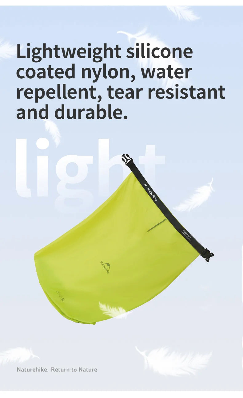 Naturehike Rolle-Aufbewahrungstasche Outdoor Reise Wandern Leicht Wasserdicht Vakuum Kompressionsspender Taschen Tragbarer Organizer