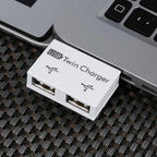 1pc 2.0 USB Splitter 1 Male to 2 Port Female USB Hub Adapter Converter for Phone  Laptop PC Computer Charging Accessories