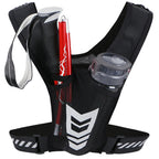 Ultraleichte Laufweste mit Handytasche Trinkflaschenhalter Atmungsaktiver Trinkrucksack für Outdoor-Radfahren Wandern Trail