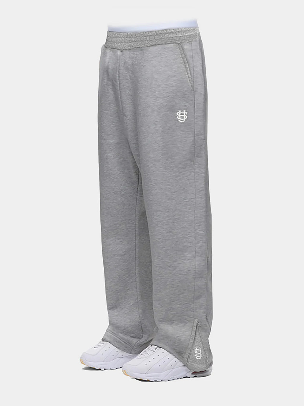 Neue Y2K Hosen Personalisierte Hosenbein Reißverschluss Stickerei Hip Hop Lässige Jogginghosen Herren Retro Straight Pants Trainingsanzug Streetwear