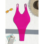 XS - L Backless Monokini Extreme String Mini Micro Thong Women Swimwear One Piece Swimsuit Female Bather Bathing Suit Swim V5820