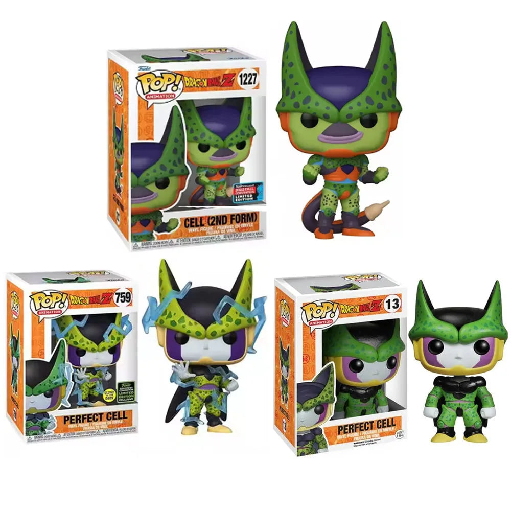 Funko Pop Animation Dragonballs Perfect Cell #13 #759 Cell (2. Form) #1227 Actionfigur Spielzeug Geschenke Sammlung Vinylfiguren