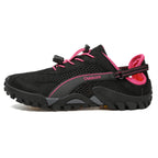 FANCYLEE Damen-Trekkingschuhe Atmungsaktives Mesh-Wanderer Leichtgewichtige Outdoor-Rutschfeste Bergsteigerschuhe EU 36-42
