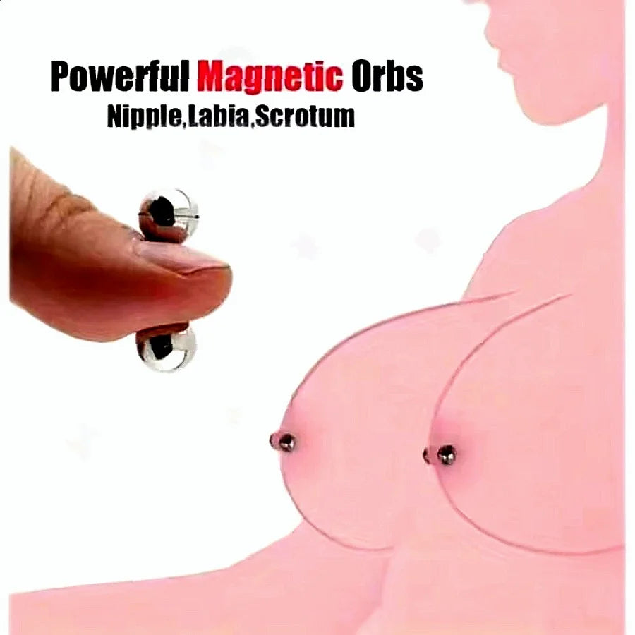 Extrem leistungsstarke magnetische Kugeln, Nippelklemmen, BDSM-Bondage-Stimulator für Klitoris, Schamlippen, Brustwarzen, kreative Fidget-Magnete, Sexspielzeug für Erwachsene