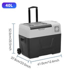 30L 35L 40L 45L 50L 55L Car Refrigerator DC 12V/24V Car Freezer Fridge -4℉~68℉ RV Portable Compressor Cooler Camping Travel