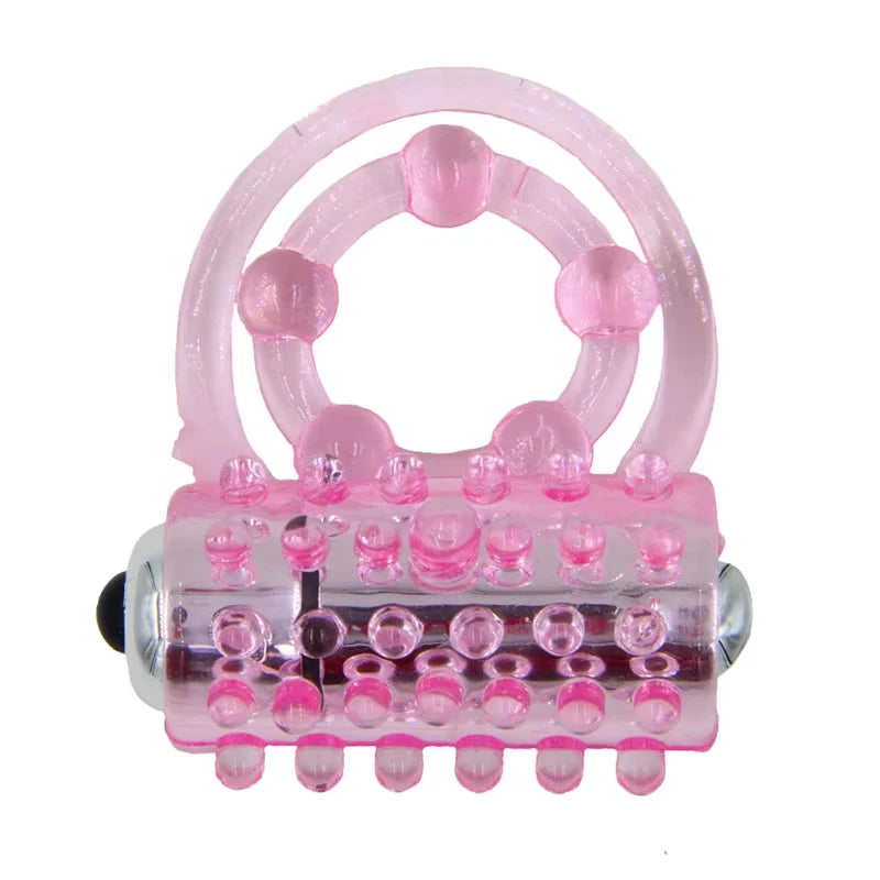 Dingye Dual Pleasure Clit Flicker Vibrating Penisring Sexprodukte für Herren Cockring