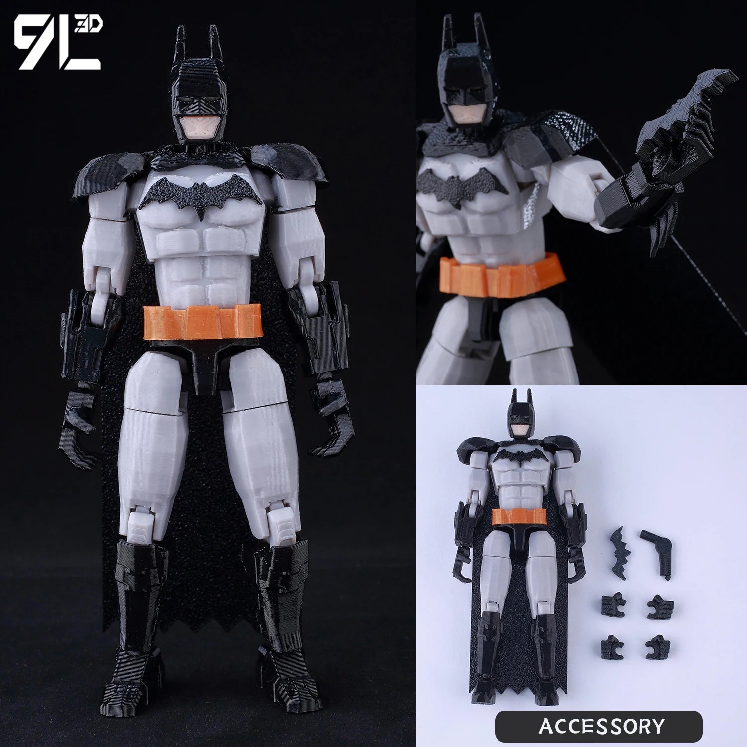 9L3D Gedruckte Deadpool Wolverine Batman Spider-Man Venom Actionfiguren Dummy13 Lucky13 T13 Anime Modell Spielzeug Sammlerstücke Geschenke