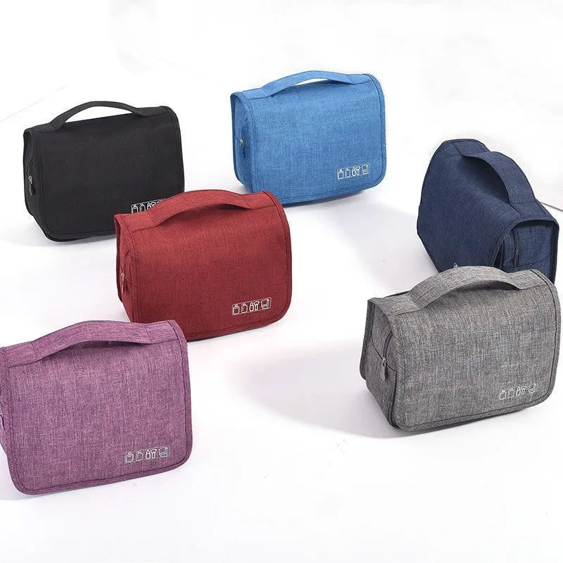 Hochwertige Make-up-Taschen für Damen Reise-Kosmetiktasche Kulturbeutel Wasserdichter Organizer Neceser Hängende Badezimmer-Waschtasche