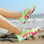 Men Women Water shoes Upstream Wading Swimming Barefoot Five Fingers Aqua Shoes Colorful Beach Seaside Light Unisex Sneakers New