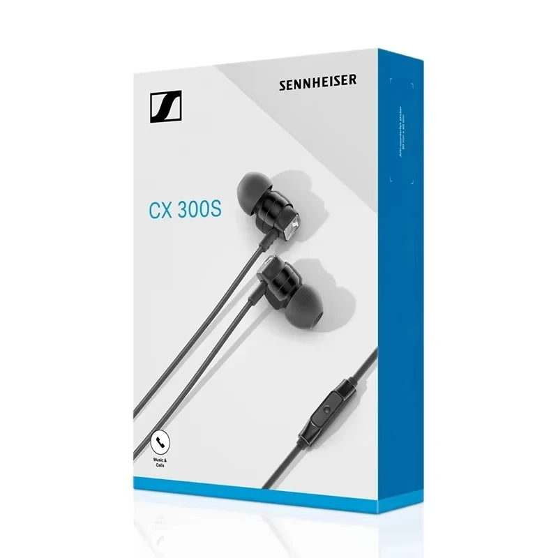 Sennheiser CX300S kabelgebundene In-Ear-Kopfhörer Reiner Bass Stereo Sound Geräuschisolierendes Original-Headset für Smartphone Samsung Xiaomi