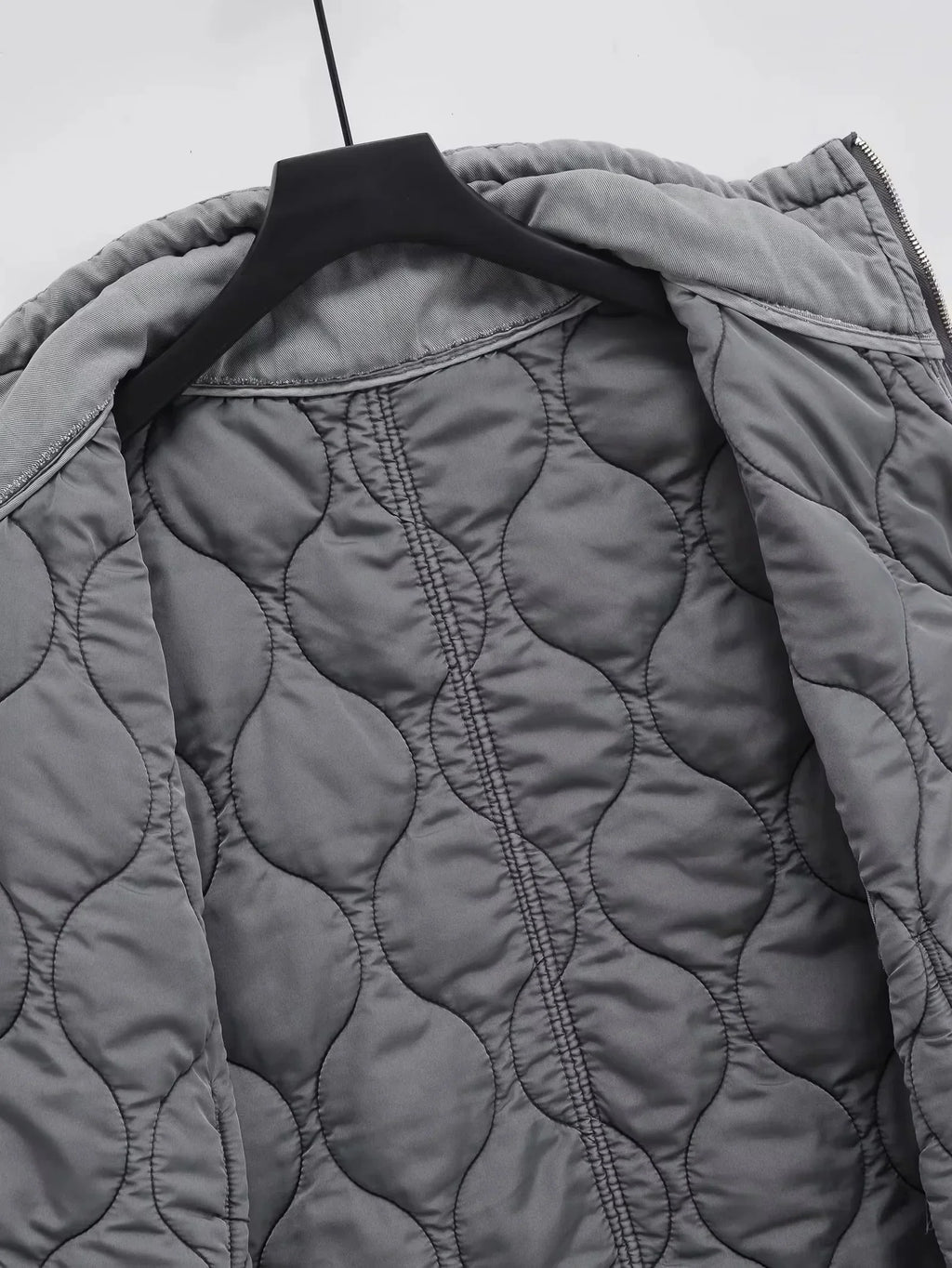 Herbst Winter Damen Stehkragen Leichte Ärmellose Baumwollweste Damen Taschendekoration Tanktop