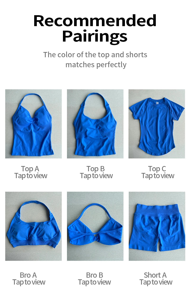 TKITK Shorts Nahtlose Yogahosen Damen Fitness Outfits Shark Bite Shorts für Fitnessstudio Laufen Radfahren Leggings