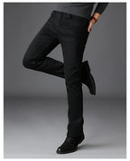 Frühling Herbst Herren Klassische Modemarke Jeans Homme Mann Weiche Stretch Schwarze Biker Maskulino Denim Hose Herrenhosen Overalls