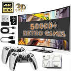 4K 64G Retro-Spielkonsole: M15 Game Stick mit über 40.000 klassischen Arcade-Spielen, zwei kabellosen Controllern und 2-Spieler-TV-System