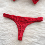 SINGREINY Weihnachten Erotische Dessous Anzüge Damen Trägerlos Eng Anliegend Kurze Nachtwäsche Mode Samt Schleife Sinnliche Unterwäsche Sets