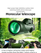 Tragbares Zoom HD 5000M Teleskop Faltbares Fernrohr Mini Leistungsstarkes Teleskop für Jagd Sport Outdoor Camping Reisen