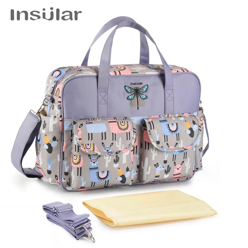 Neue Art Wasserdichte Wickeltasche Große Kapazität Umhängetasche Reisetasche Multifunktionale Mutterschafts Mutter Baby Kinderwagentaschen