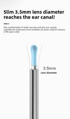 Visueller Ohrenschmalzentferner mit Kamera Sicherer Ohrenschmalz-Entfernungs-Endoskop mit 5M-Kamera Leuchtendes Otoskop Ohrenreinigungs-Tools Ohrenpflege