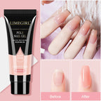 LIMEGIRL Nagelkunst-Set Poly-Nagelgel-Verlängerungs-Soak-Off-Gel-Set Nagelkunst-Acrylgel-Lack-Set für Anfänger Halbpermanentes Gel So