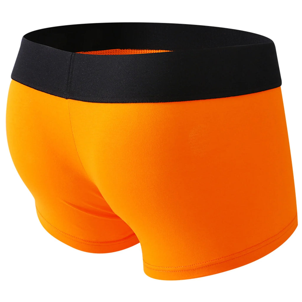 CLEVER-MENMODE Herrenunterhose mit offenem Penisbeutel, Loch, Boxershorts, Cockring, Slip, Baumwollunterwäsche, Boxershorts hombre