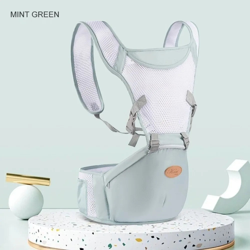 New 2 in 1 Baby Waist Stool Ergonomic Breathable Mesh Baby Carrier Detachable with Hip Seat Infant Baby Hipseat Baby Supplies