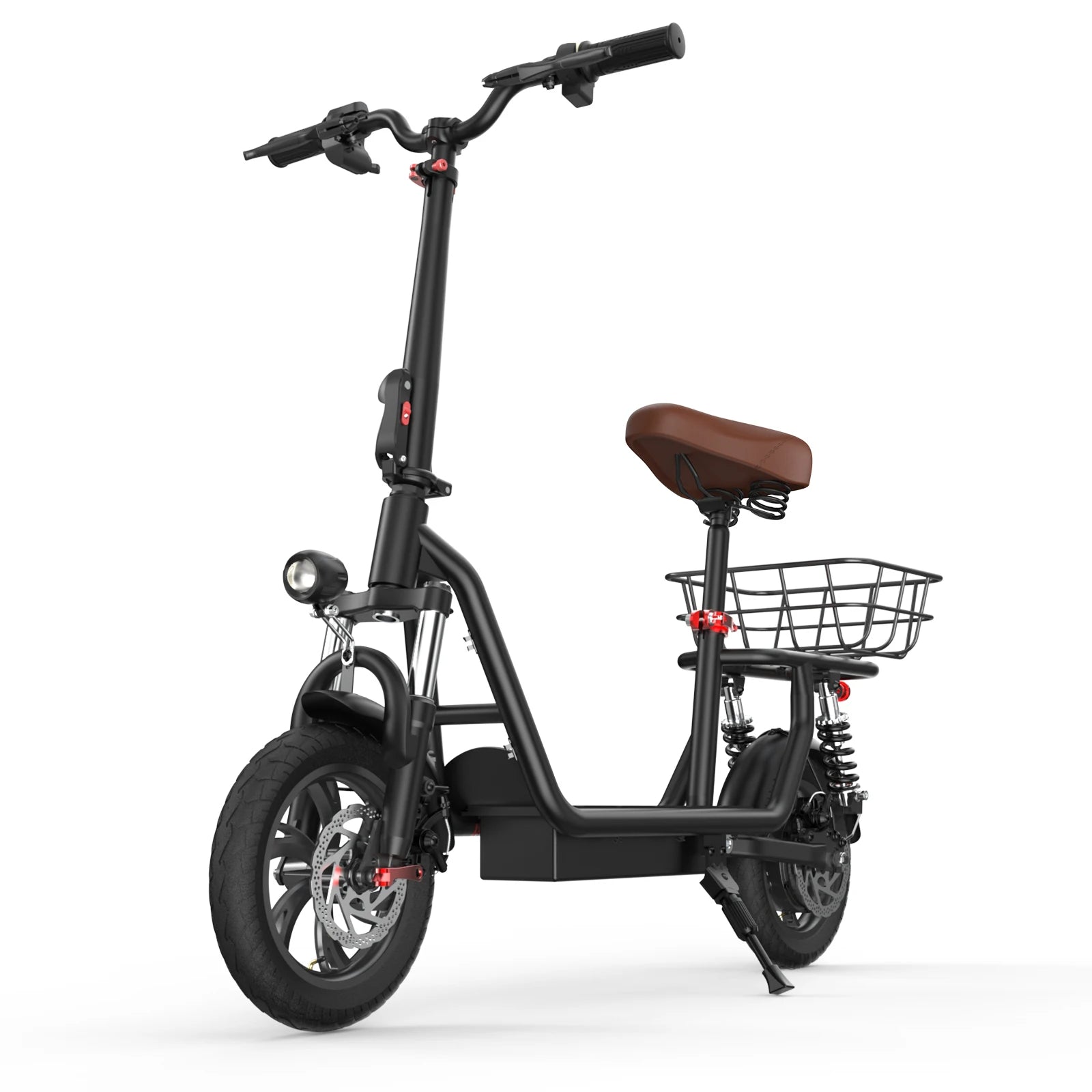 ISCOOTER i12 Elektroroller für Erwachsene 500W Motor E-Scooter 36V7.5AH Akku Elektroroller 12 Zoll Straßenreifen Elektroroller