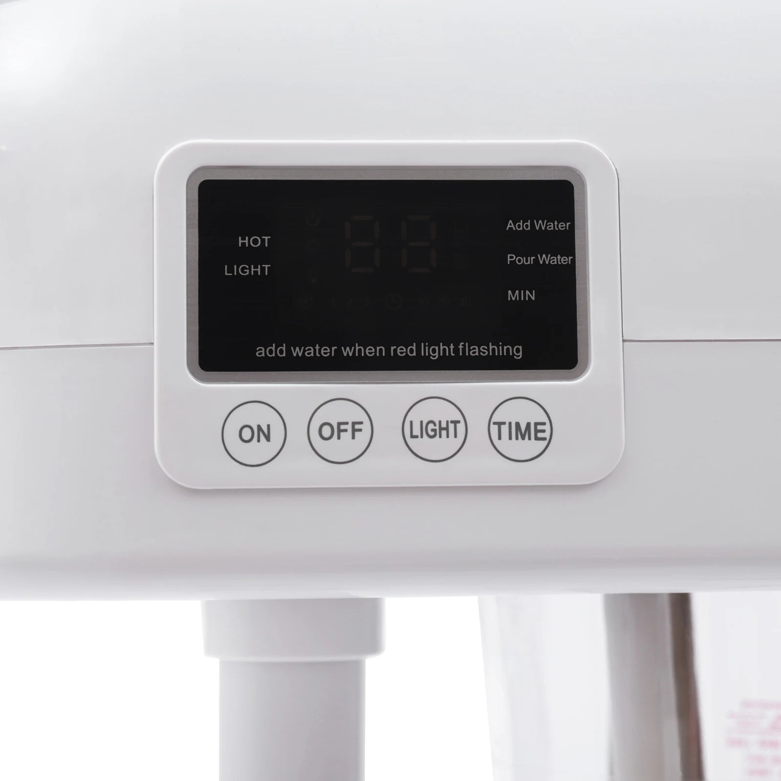 Professioneller Gesichtsbedampfer Nano-Ionen Ozon Heißdampf mit LCD-Bildschirm Höhenverstellbar für Salon Zuhause Spa Anti-Aging