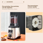 3-in-1 Leistungsstarker Standmixer Entsafter Smoothie Maker 0.5/1.5/2.5L 3 Behälter Küchenmaschine Mixer für Eis Nüsse Obst