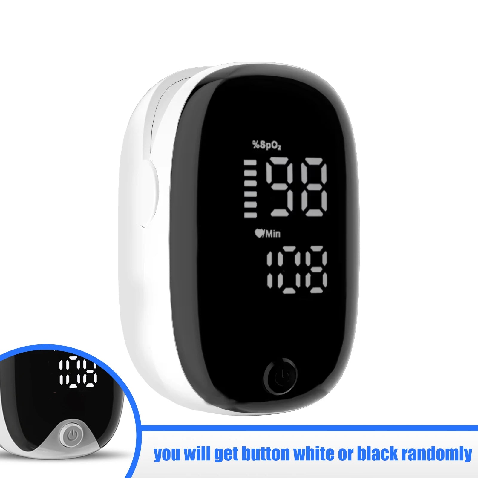 Pulsoximeter Tragbarer Fingerspitzen-Puls-Blutsauerstoffsättigungsmonitor mit LED-Anzeige Fingerspitzen-Oximeter zur SpO2-Messung Gesundheitsfürsorge