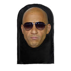 Cosplay 3D-gedruckte Kanye-Maske Stretch Mesh Vollgesichtsmaske Männer Frauen Rollenspiel Kopfbedeckung Halloween Maskerade Sturmhaube Kopfbedeckung