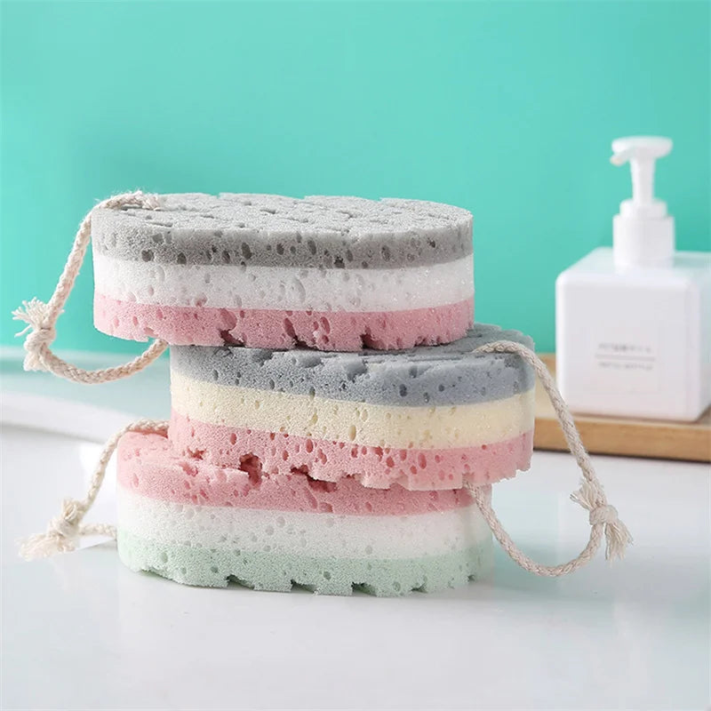 1-5PCS Weicher Duschschwammball Sanftes Peeling Massage Reinigungsbürste für die tägliche Körperpflege und zum Baden