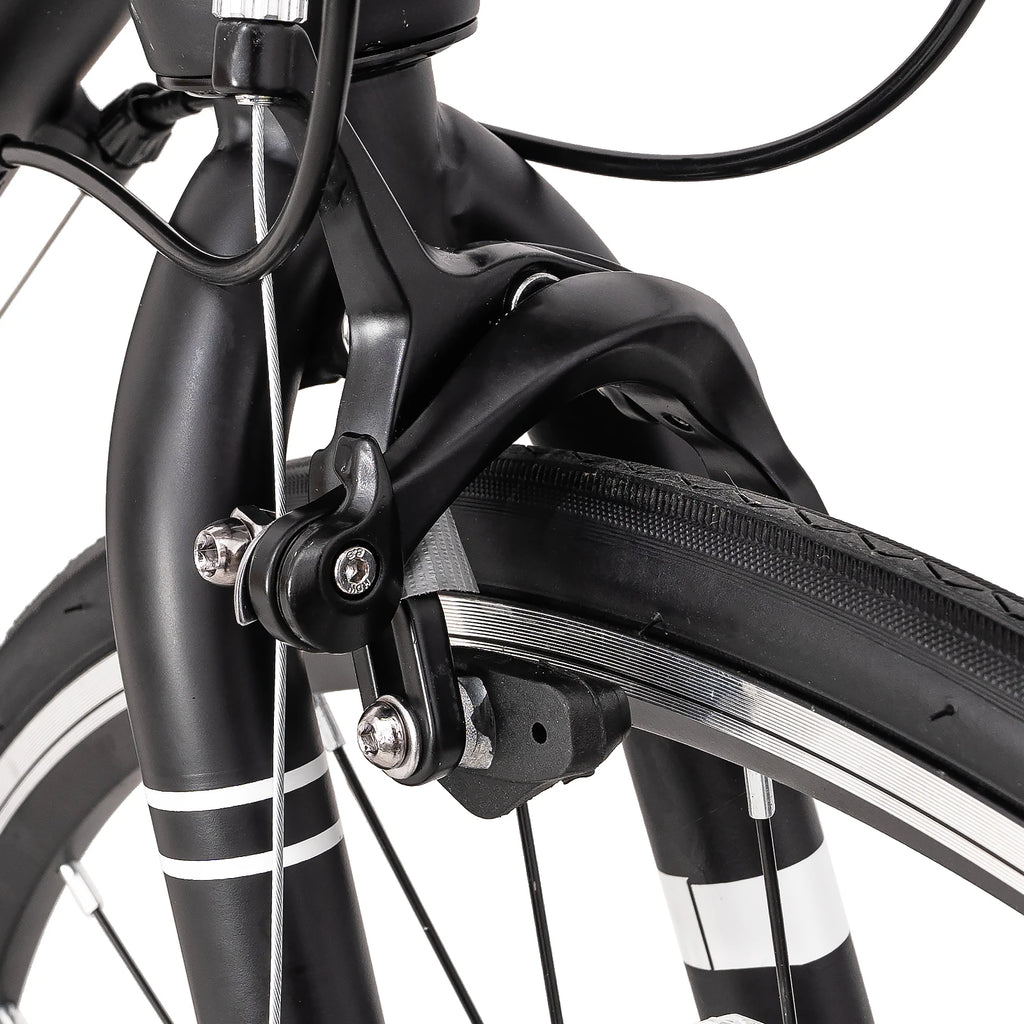 Hiland 700c Rennrad, 14 Gänge, leichter Aluminiumrahmen, Rennrad, City-Commuter-Rennrad für Damen und Herren