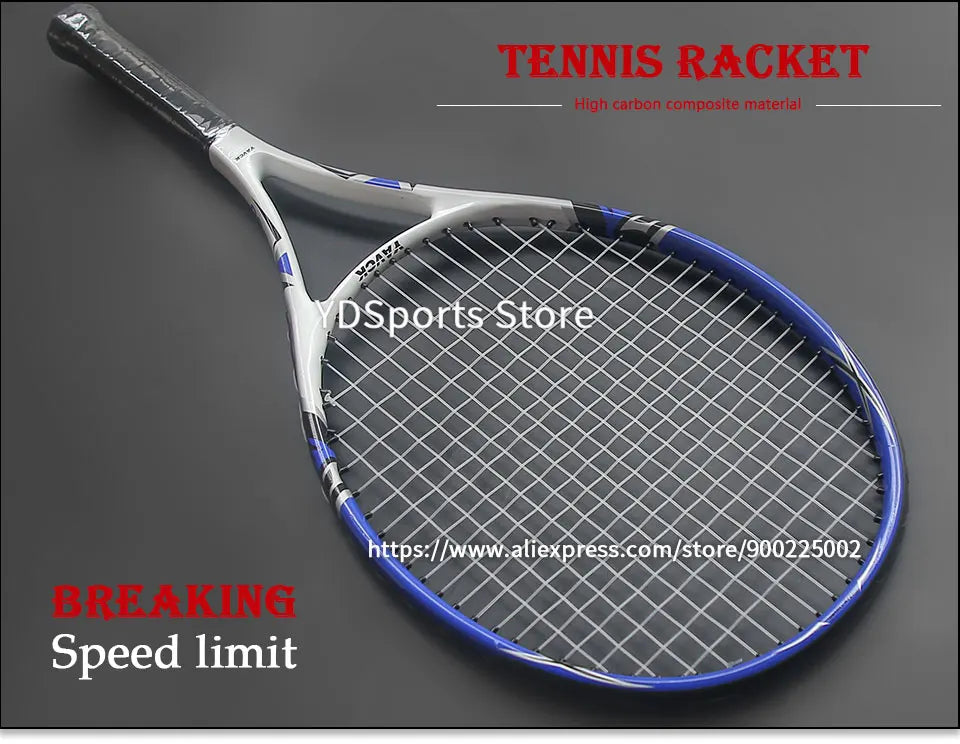 Professioneller Ultraleichtschläger aus Verbundkohlenstoff-Aluminiumlegierung, Tennisschläger 45-55LBS, Trainings-Tennisschläger Unisex Trainer