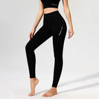 Pfirsich Lift Hüfte Hohe Taille Yogahose Damen Stretch Eng Trainingshose Laufen Sexy Fitnesshose