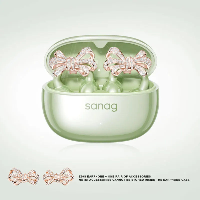 Sanag Z60S Ohrclip-Kopfhörer OWS HiFi-Sound Open-Ear-Ohrhörer Audífonos Bluetooth Kabellose Kopfhörer Flash-Sale Headset